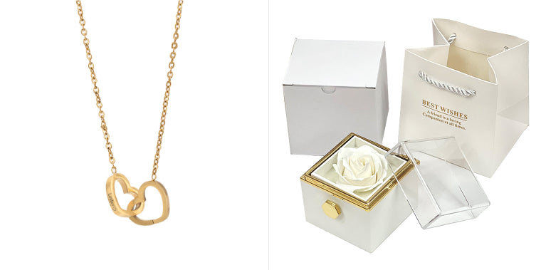 Rotating Soap Flower Rose Gift Box Creative Rotating Rose Jewellery  Packaging Box Valentine's Day Gift For Women