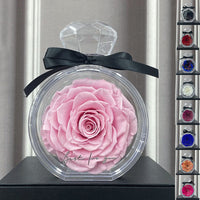 Natural Eternal Flower Ornaments Transparent Cover Dried Rose Gift Box  Valentine's Day Home Decor